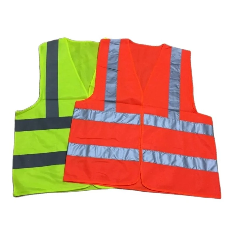 

Yemingduo Fluorescent Yellow/Orange Work Reflective Safety Warning Vest Road Traffic Clothing