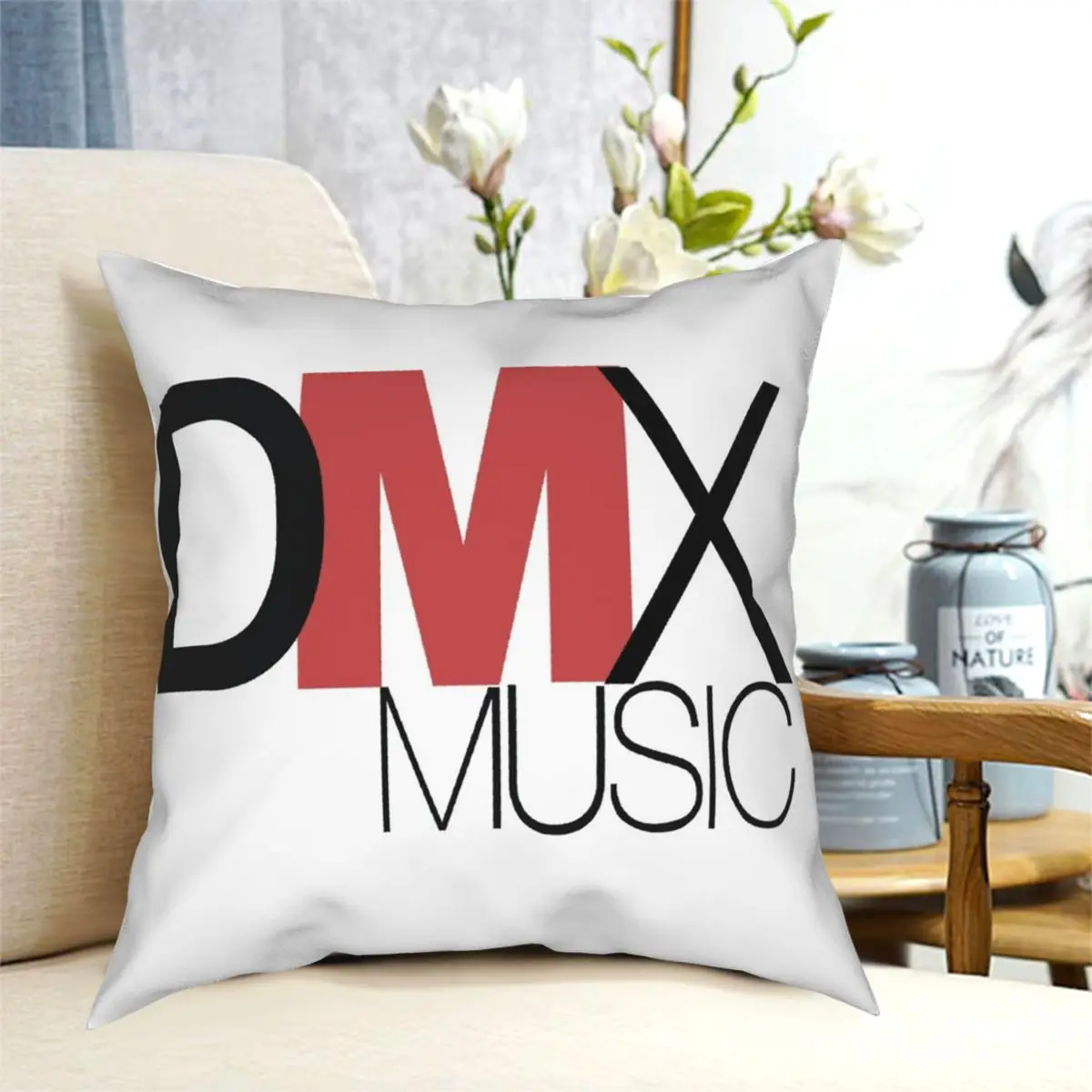 

Vintage DMX Square Pillowcase Polyester Creative Zip Decorative Throw Pillow Case for Bed Cushion Cover Wholesale