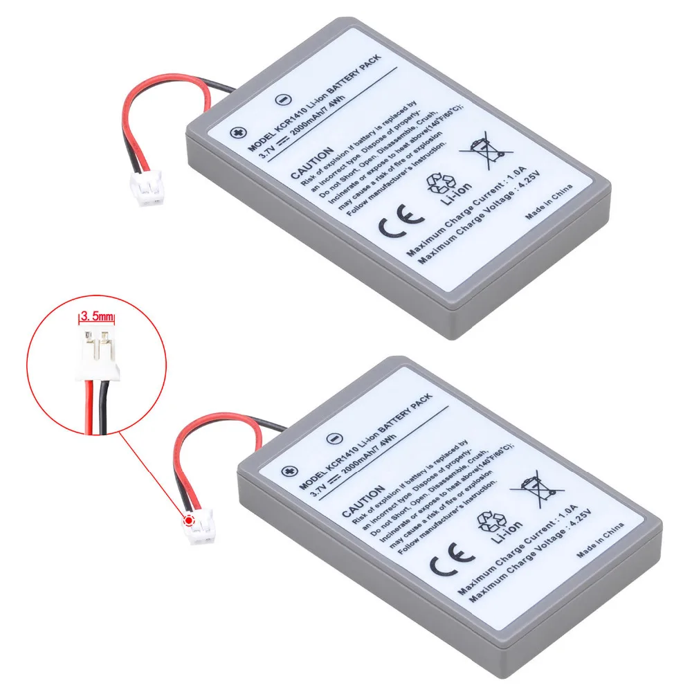 

DuraPro 2000mAh Replacement Battery for Sony PS4 Pro Slim Dual Shock Controller Second Generation CUH-ZCT2 orCUH-ZCT2U