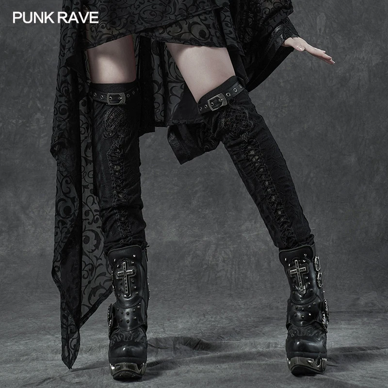 Wunderschöne Gothic bein wärmer Punk Rave WS-399JTF