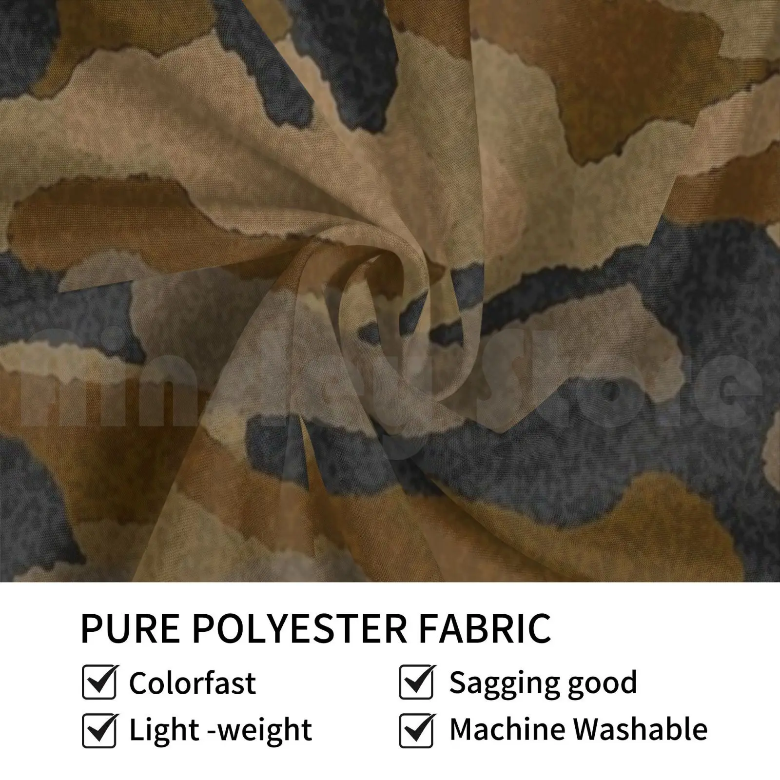 Tapestry Dark Brown Forest Camouflage 1618 Camouflage Camo Forest Camouflage Dark Camouflage