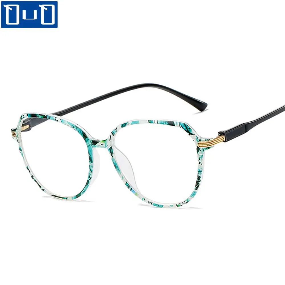 Fashion Round Printed Big Size Eyeglasses Women Men Reading Glasses Magnifier Diopter Presbyopic Reading Glasses +1.0~4.0