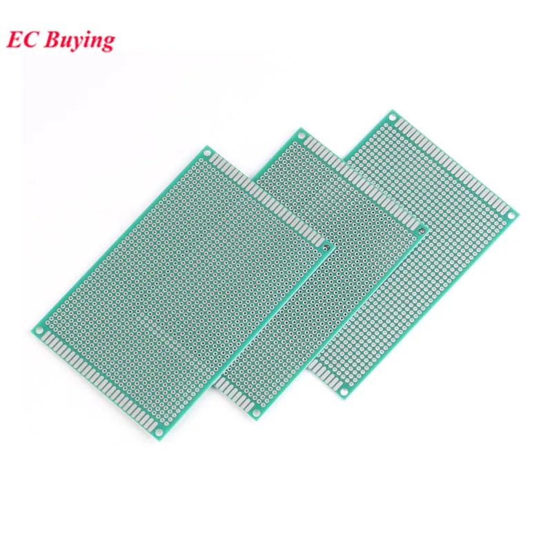 5 pcs 8X12cm 8*12cm Double Side Prototype pcb Breadboard Universal Printed Circuit Board for Arduino 1.6mm 2.54mm Glass Fiber