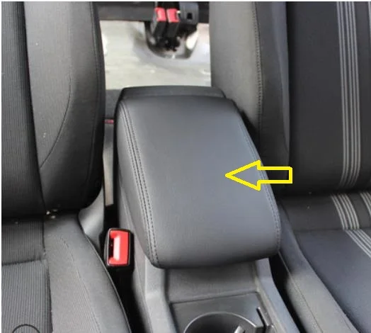 Microfibre Leather Center Armrest Cover For Volkswagen Jetta mk5 ( 2005-2011 ) Golf 6 / Golf 7 /Tiguan2007-2014 Car Interior