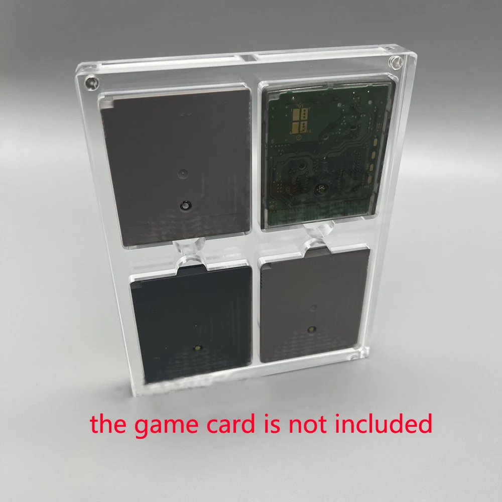 Hộp Bảo Quản Cho GB GBC Thẻ Game Hộp Từ Bao Cao Acrylic Trong Suốt Trò Chơi Hộp Hiển Thị