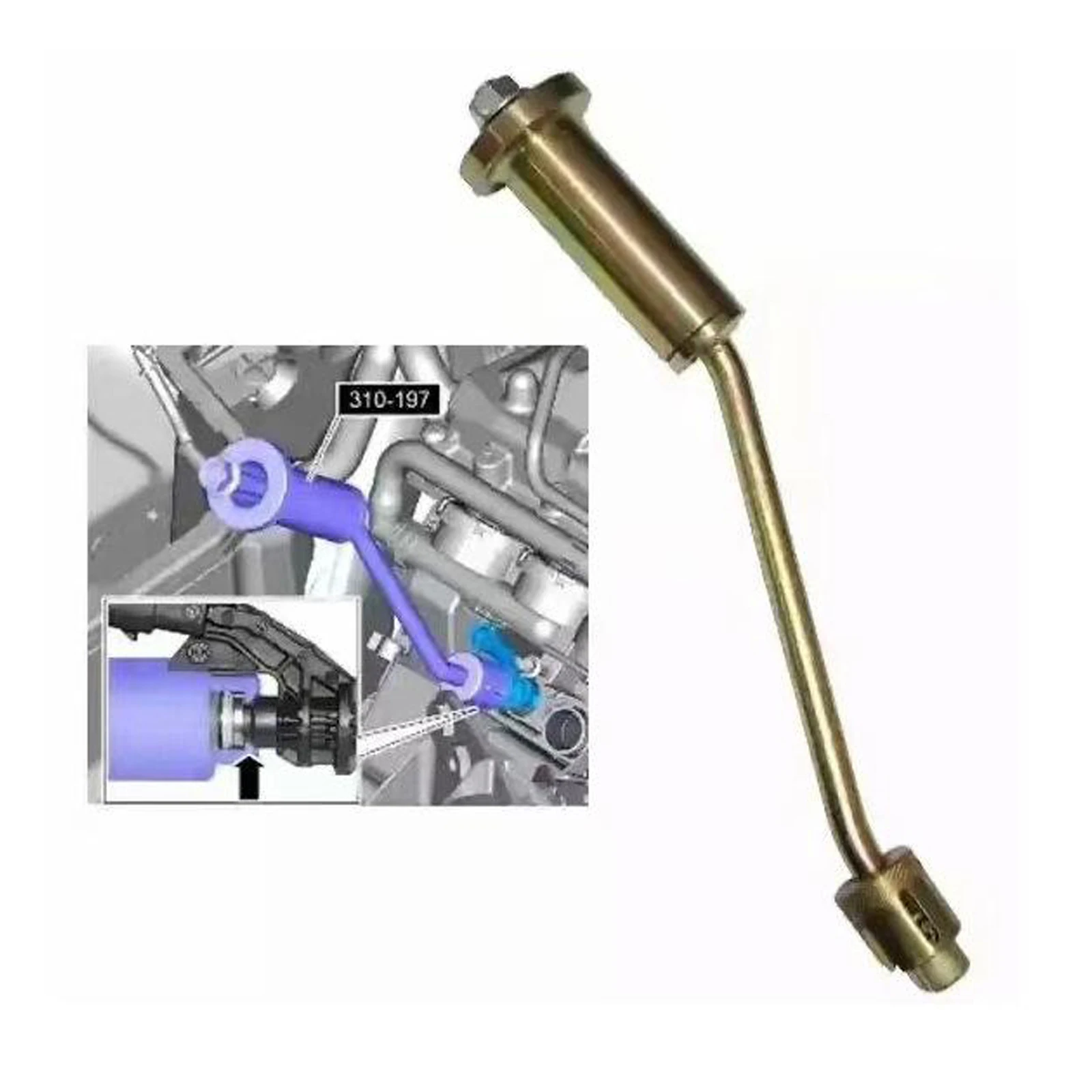 Elf Bee 310-197  Fuel Injector Remover Tool Puller Compatible with Land Rover 5.0 Range and Jaguar 3.0