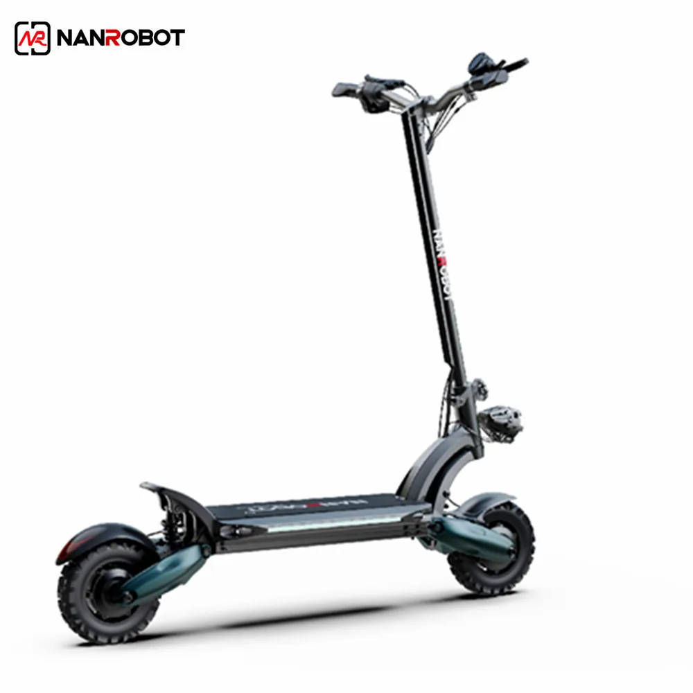 Nanrobot D6 Plus 52v2000w 10inch Electric Scooter With Dual Motors Engines Fast Speed E Kick Scooter electrico