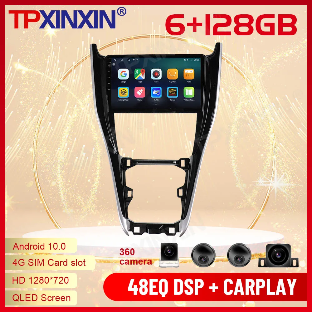 

2 Din Carplay Android радио приемник мультимедиа для Toyota Harrier 2010 2011 2012 2013 2014 2016 2017 BT рекордер головное устройство