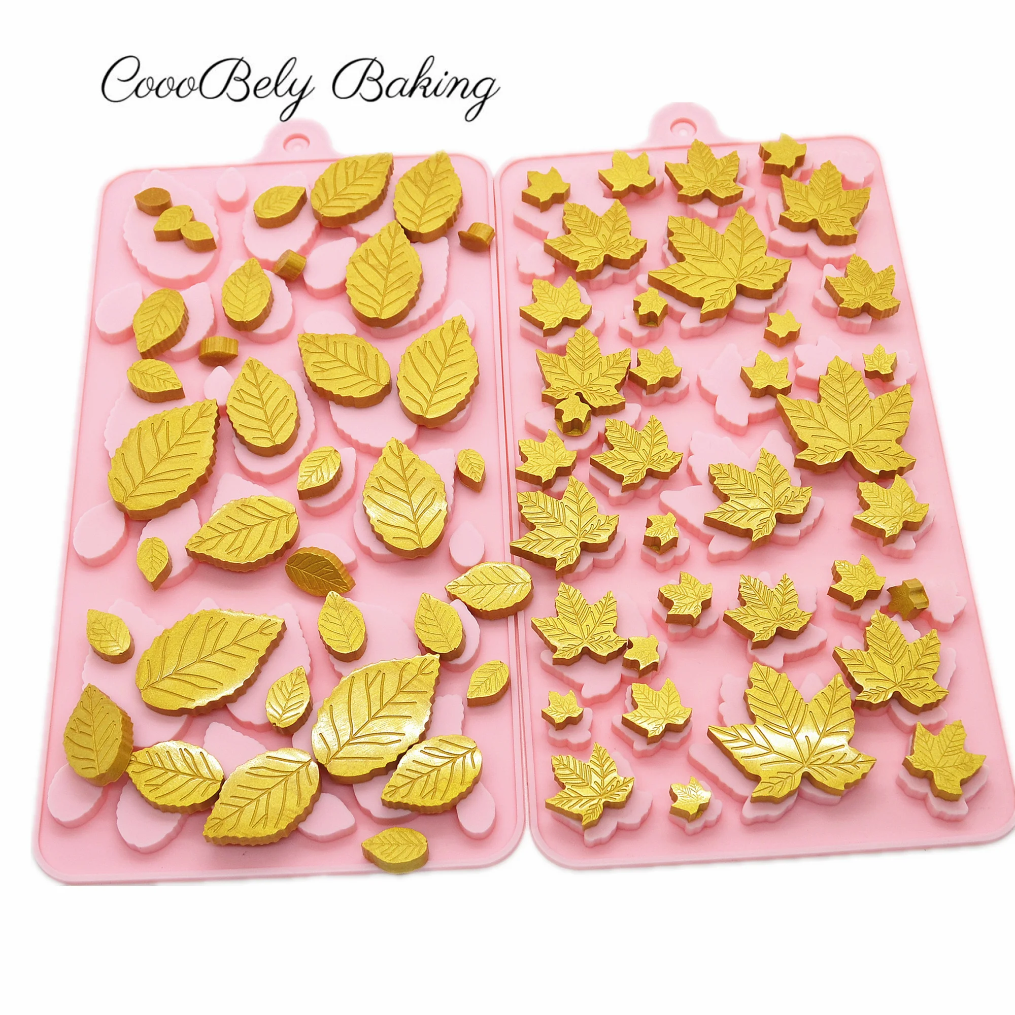 1pcs Leaf Silicone Fondant Molds For Baking Cake Decorating Tools Chocolate Mold Pastry Kitchen Baking Accessories