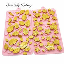 1pcs Leaf Silicone Fondant Molds For Baking Cake Decorating Tools Chocolate Mold Pastry Kitchen Baking Accessories