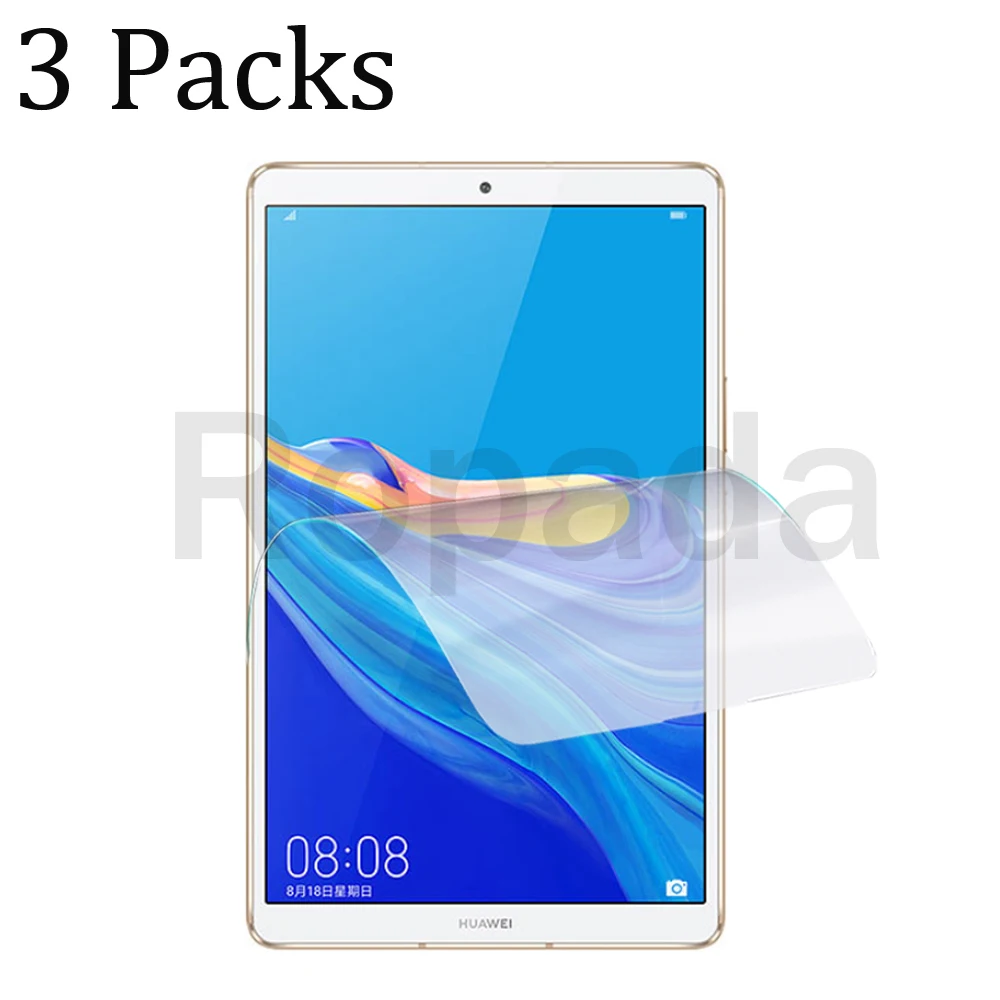 

3 Packs soft PET screen protector for Huawei mediapad M6 8.4 protective tablet film