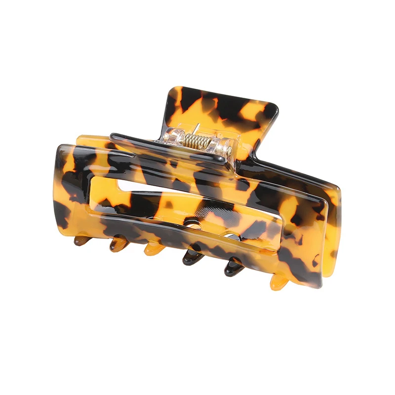 Jepit Rambut Motif Cakar Rambut Asetat Ambil Jepit Rambut Kepiting Gaya Rambut Kualitas Hebat untuk Wanita