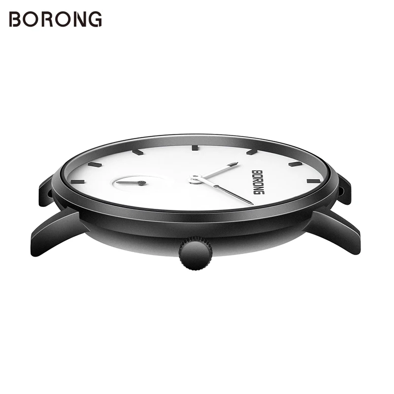 Reloj de acero inoxidable para hombre, cronógrafo de liberación rápida, sencillo, ultrafino, resistente al agua, 30 metros, movimiento japonés, 40mm