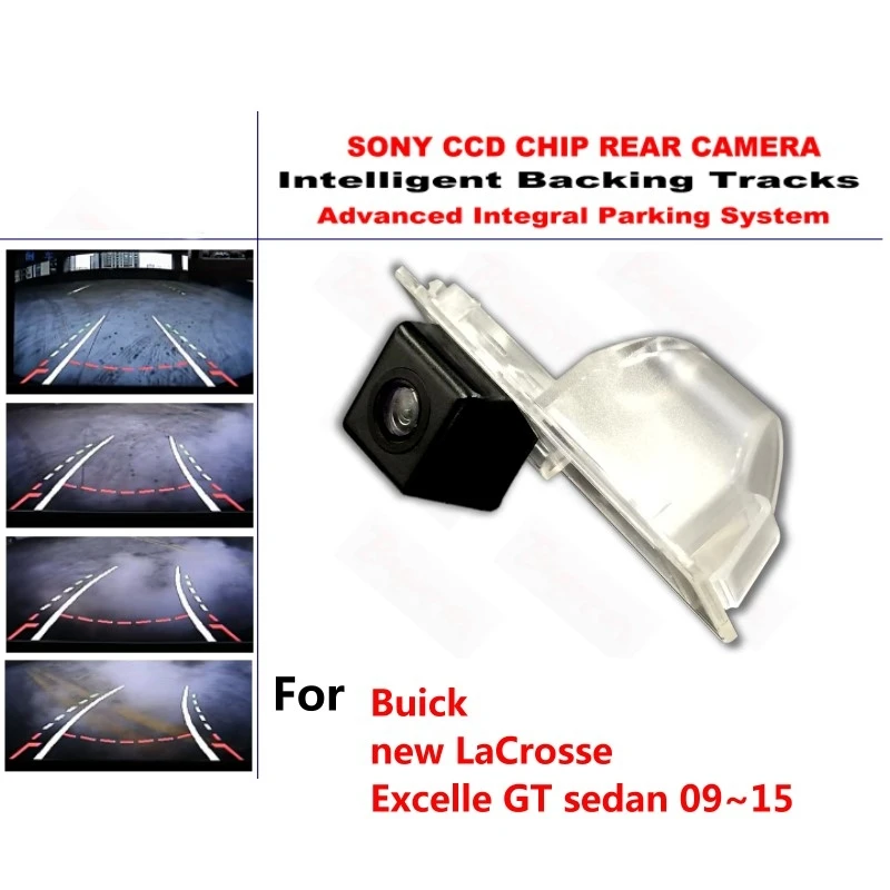 for Buick new LaCrosse Excelle GT sedan 09~15 Intelligent Dynamic Trajectory Rear View Reverse Backup Tracks Camera Night Vision