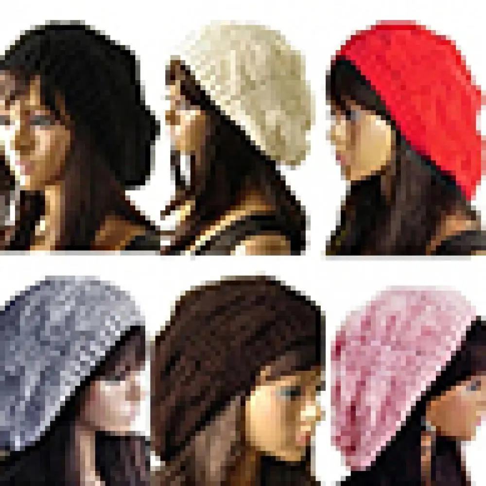 2021 Women\'s Lady winter warm Braided hat Baggy Beanie Crochet Hat Ski Knitted Cap Christmas Gifts for female берет женский