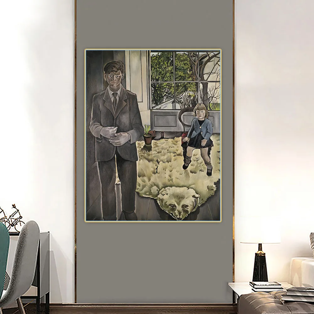 Patrick Swift by Lucian Freud Canvas Oil Painting Artwork Aesthetic Decorative Picture Poster Wall Hanging Decor Home Decoration