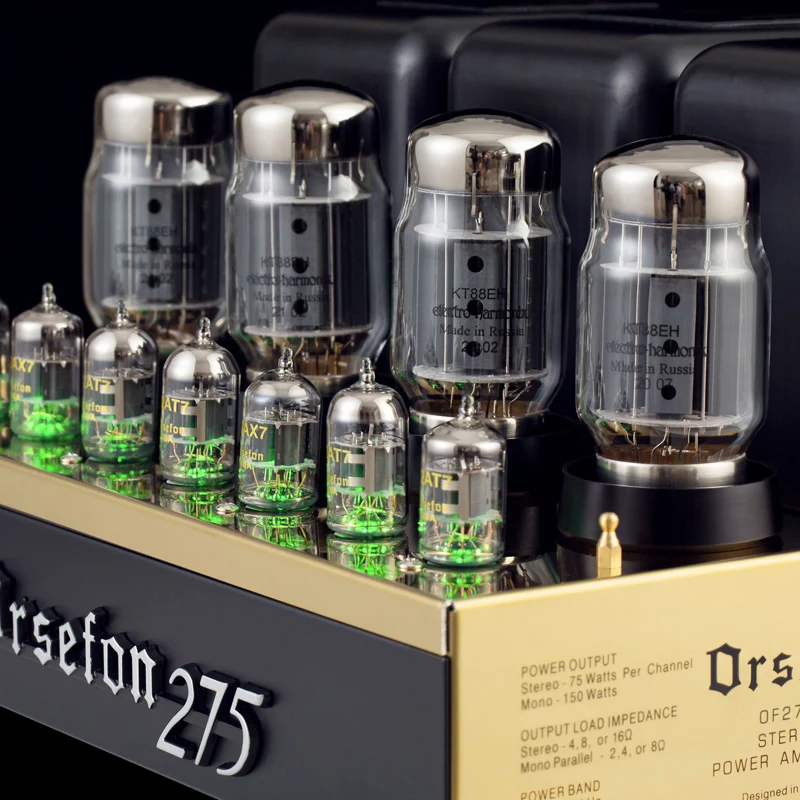 New listing clone Macintosh MC275 upgrade KT88*4 tube amplifier HiFi push-pull class AB 75W*2