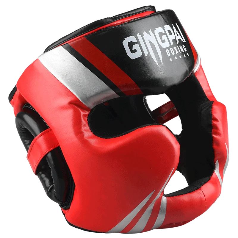 Promozione boxe MMA casco di sicurezza protezioni per ingranaggi per la testa formazione per bambini adulti copricapo Muay Thai Kickboxing caschi