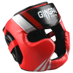 Promozione boxe MMA casco di sicurezza protezioni per ingranaggi per la testa formazione per bambini adulti copricapo Muay Thai Kickboxing caschi completamente coperti