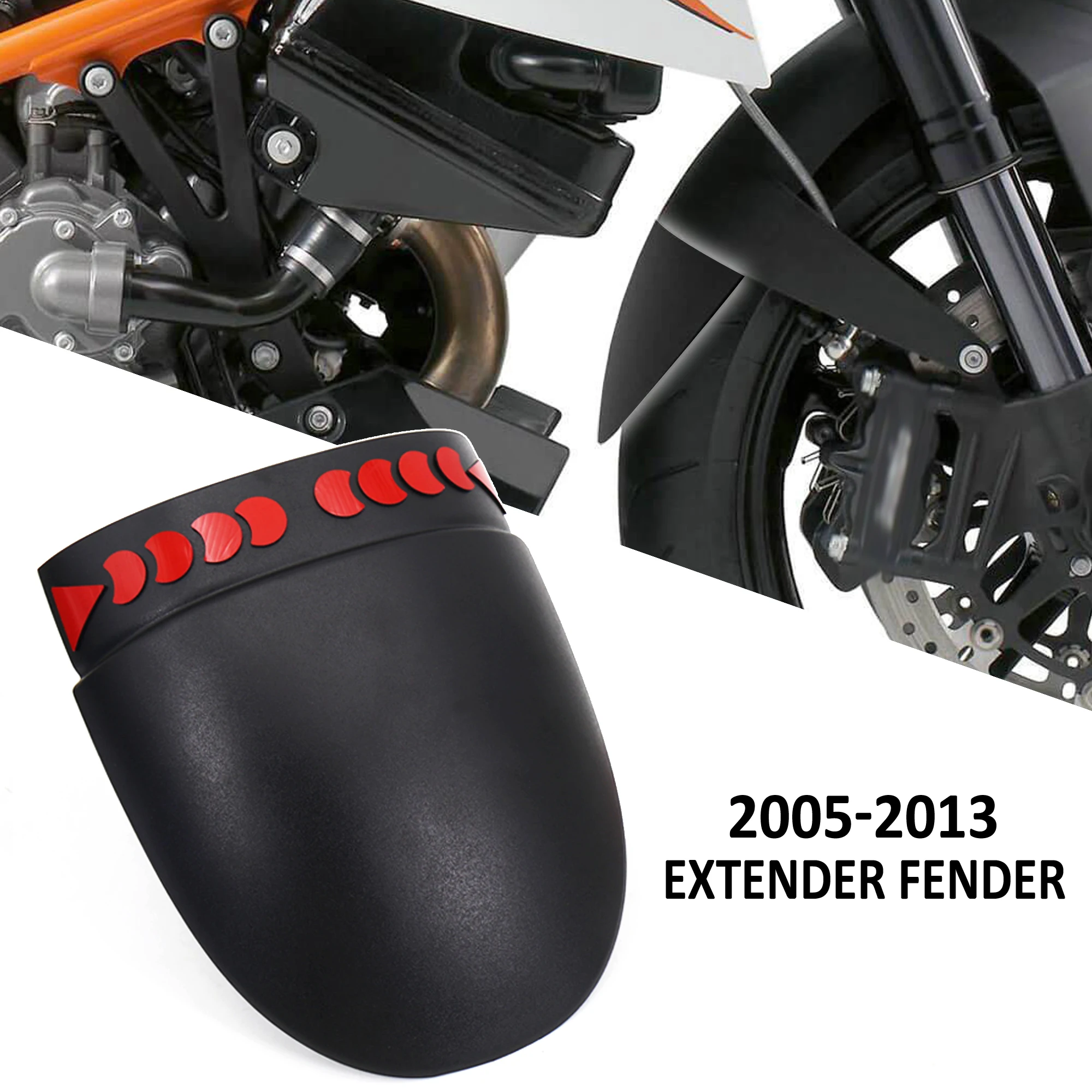 

For 990 Superduke /R 2005-2013 2012 2011 2010 2009 2008 2007 2006 Motorcycle Fender Mudguard Rear Extension