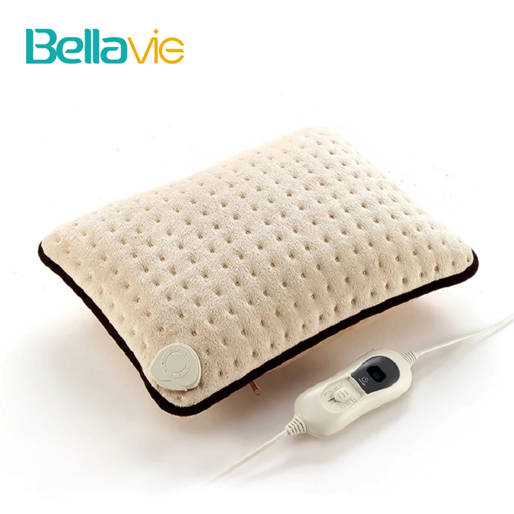 220V EU Plug Medical Heating Pillow Pad for Head Lower Back Waist Pain Relief Electric Heated Hot Neck Pillow Cusion Winter Warm