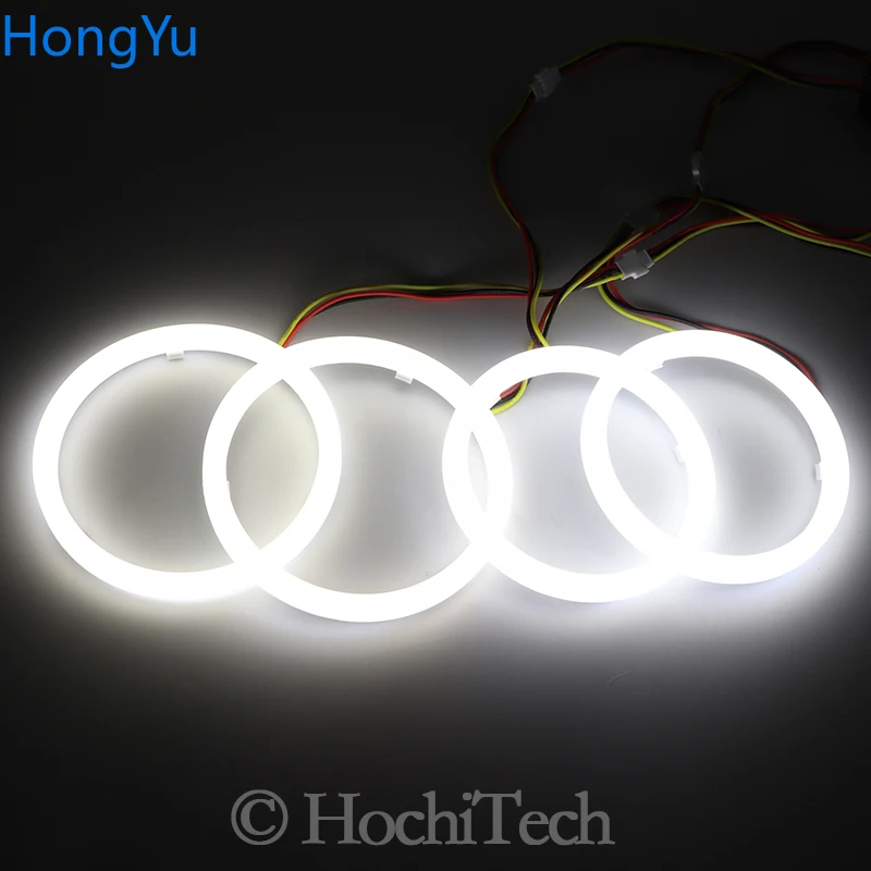Cotton Switchback LED White Amber Angel Eye  Rings DRL turn signal light for Volkswagen VW Passat B6 Magotan 2006-2010
