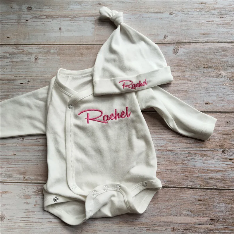 Name Personalised 0-12M Newborn Baby Clothes Baby Romper Kids Boy Girl Onesie Jumpsuit Toddler Costume Bodysuit baby clothing