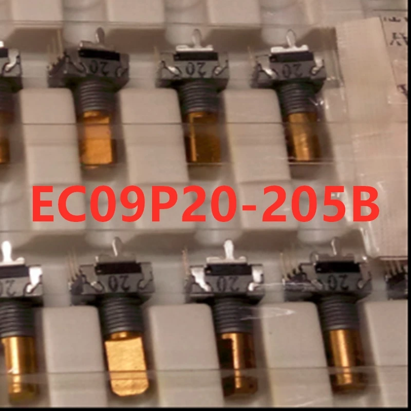 5pcs  EC09 EC09P20-205B Type Encoder with Stepping 20 Point Vertical Handle 16MM switch 3 feet 3 pin