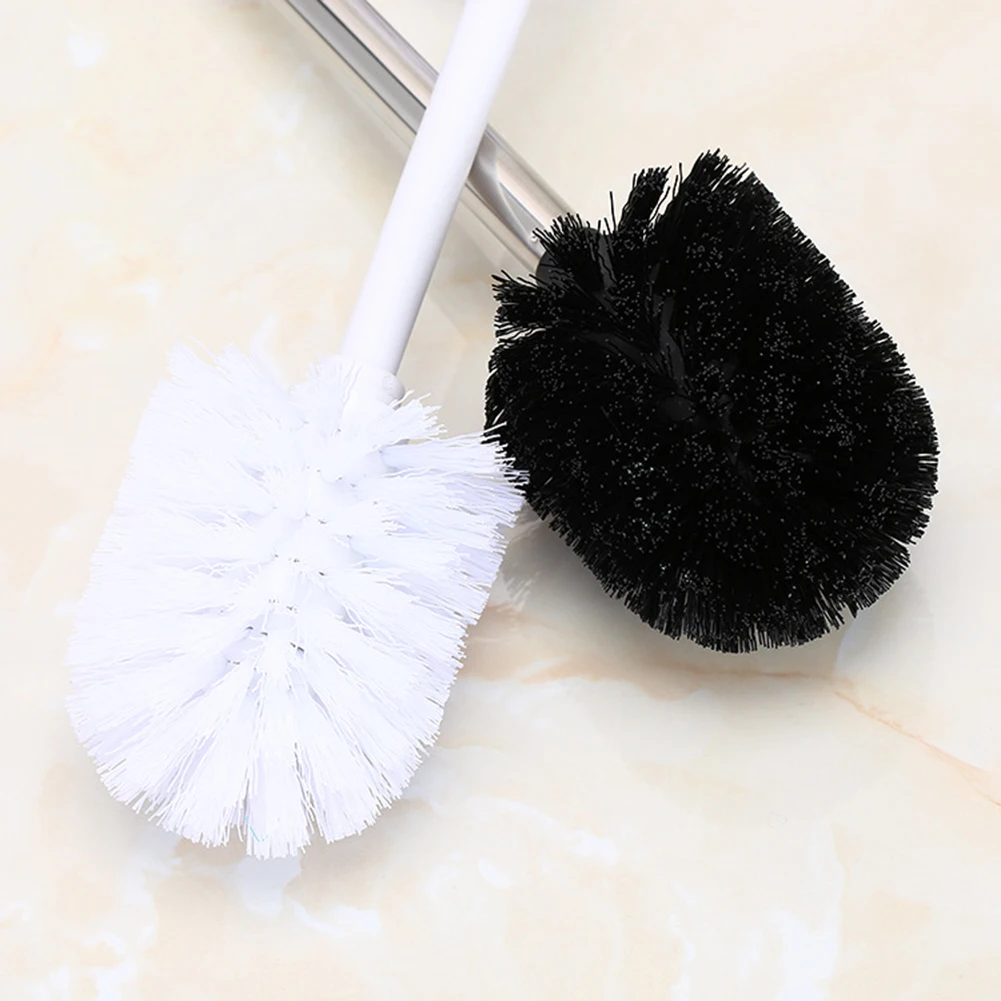 Universal Replacement Toilet Brush Head Holder White Black Clean Spare Tools Toilet Home Bathroom Accessories