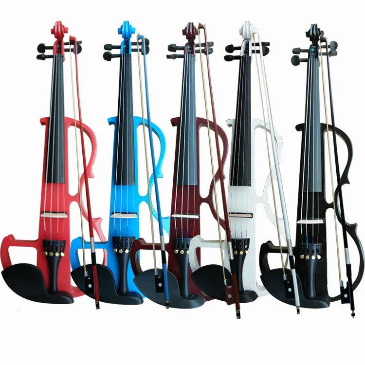 

Six Colors Beginner Playing Basswood Electroacoustic Violin