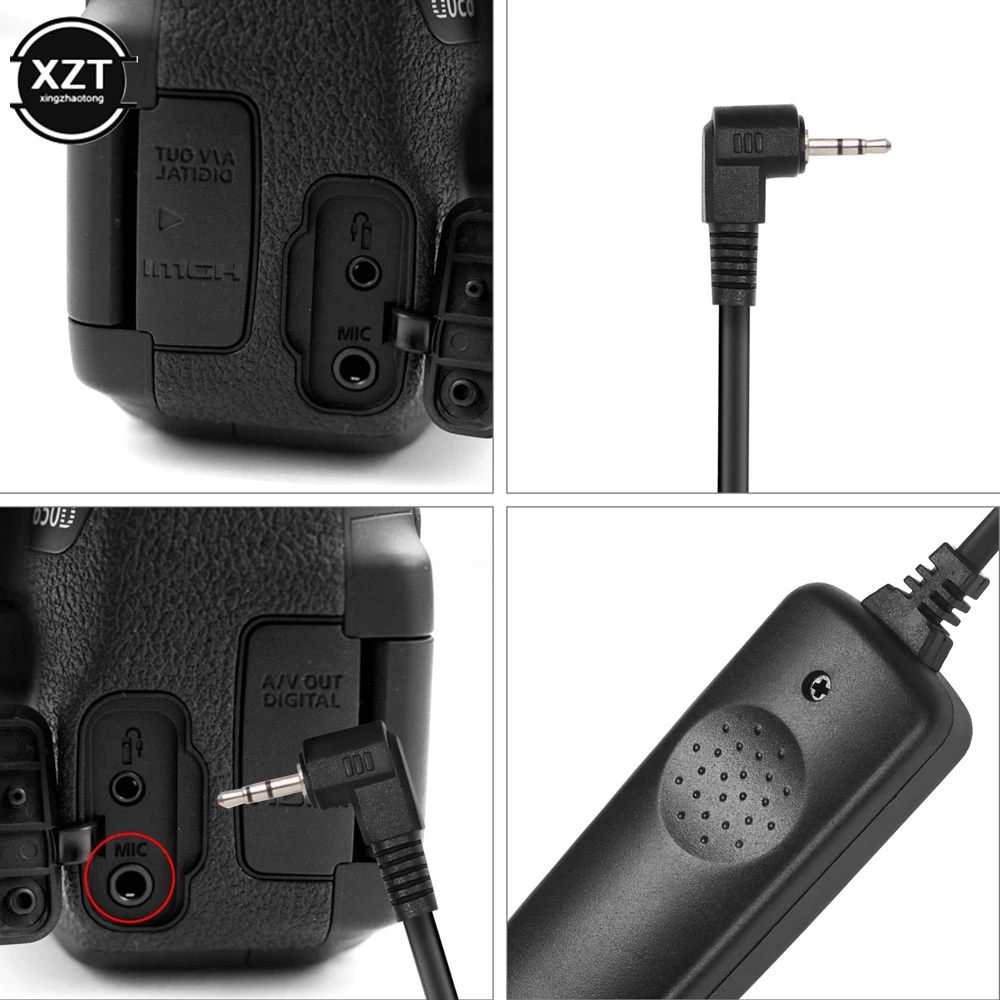 RS-60E3 Shutter Release Remote Control Cable for Canon Camera EOS 1300/1100D 1200D 1000D 100D 350D 500D 550D 600D 650D 700D 750D