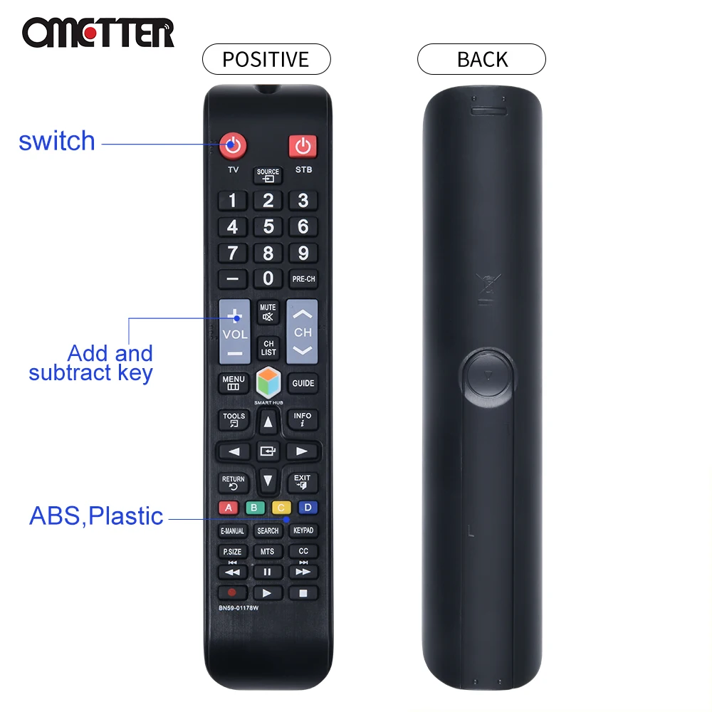 Nuovo BN59-01178W per Samsung TV Telecomando di Controllo UE40F6400AK UE40F6400AW UE40F6400AWXXC UE40F6400AKXXU UA40F6400AM UE40F6400