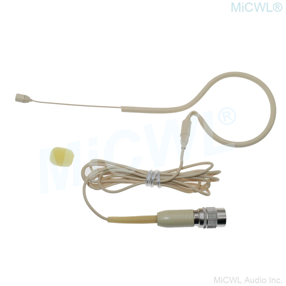 Кардиоидный петличный микрофон-гарнитура для беспроводной системы BodyPack Audio-Technica, всенаправленный микрофон для наушников MiCWL