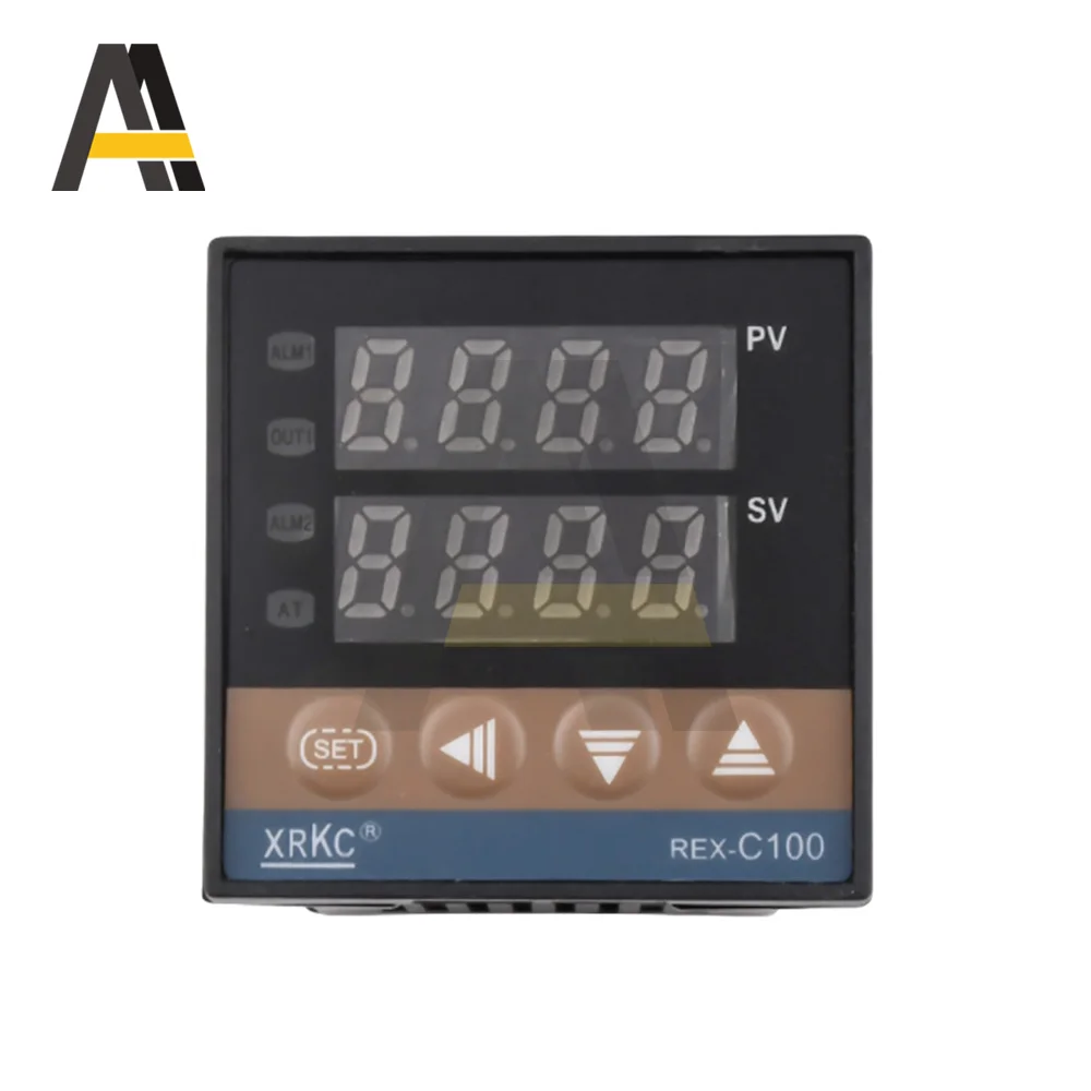 Digital Controlador de Temperatura Pid a 999 Graus 110v a 240v Termostato com Relé Saída de Estado Sólido Rex-c100