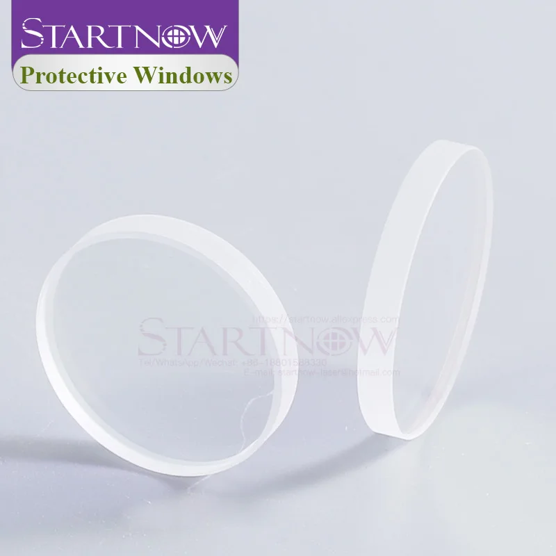 Startnow Laser Protective Lens D50mm 1064nm AR Coated Optical Glass Fiber Lens For Laser Welding Cutting Machine Equipment Parts