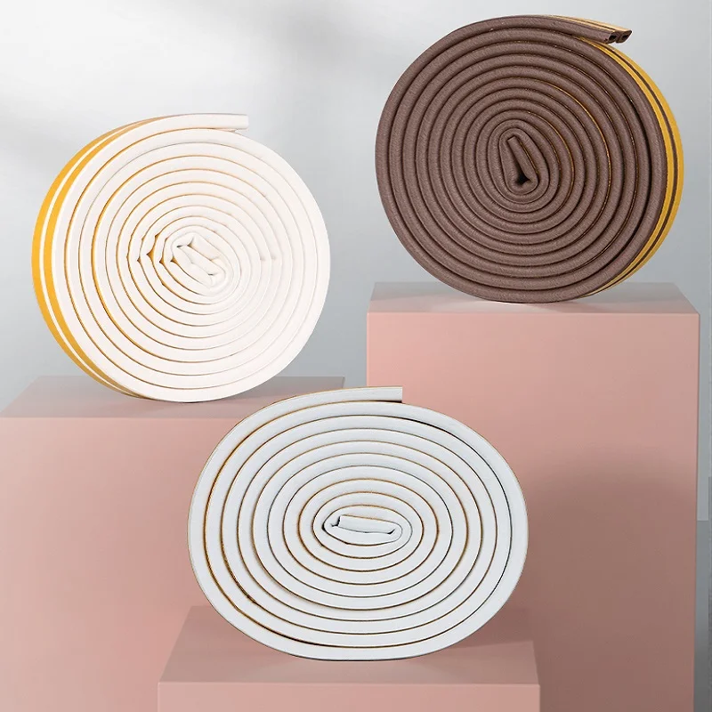 10M Type DIEP Self Adhesive Door Sealing Strips Self Adhesive Window Soundproofing  Waterproof Dustproof Sound Insulation Tools