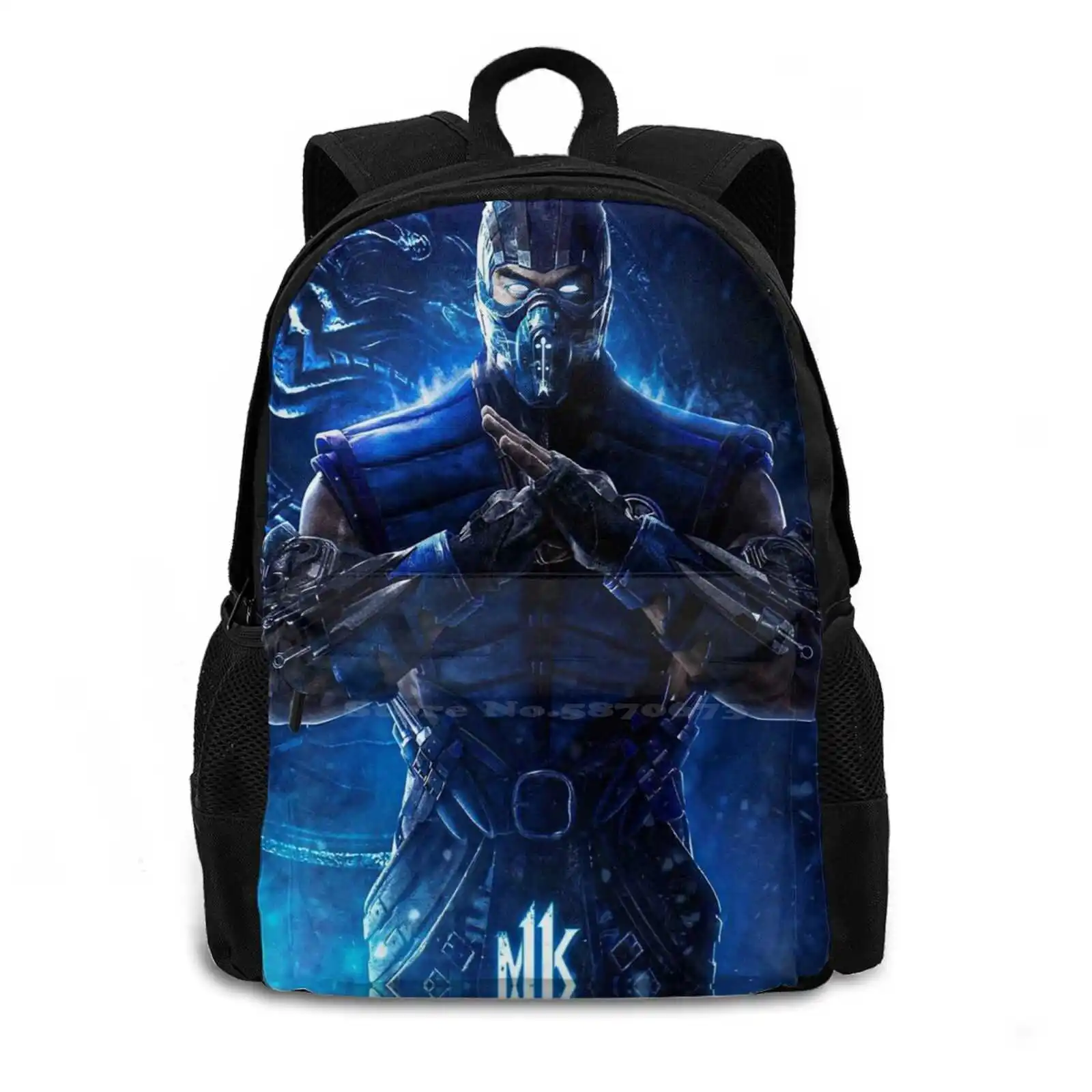 Sub Zero Mk11 Hot Sale Schoolbag Backpack Fashion Bags Sub Zero 11 Sub Zero Mortal Kombat 11 Mortal Kombat Sub Zero 11 11 Sub