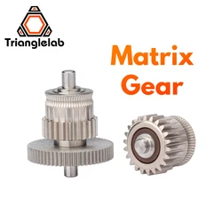 Trianglelab-Conjunto de engranajes para impresora 3D, extrusora de matriz de engranajes de matriz, engranaje de cobre chapado (aleación de cobre), accesorios de reparación
