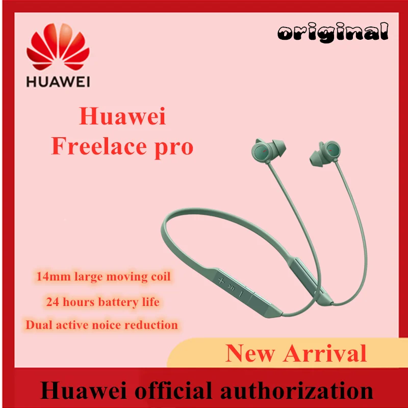 Original Huawei Freelace Pro Wireless earphone Bluetooth Sport Headsets Waterproof Active Noise Cancellation Fast Charging