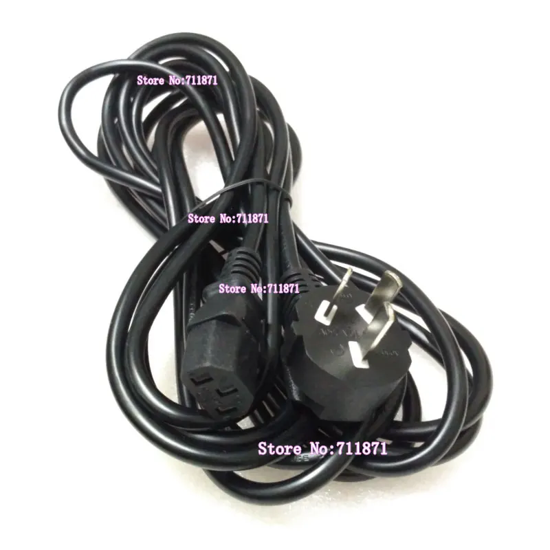Di Rame Puro 3X0.75 Mm Piazza 3Pin C13 Cavo di Alimentazione 3 P Spina Maschio Iec 320 C13 di Alimentazione Femmina cavo Linea di C13 3Pin Cavo Della Linea di Alimentazione Filo