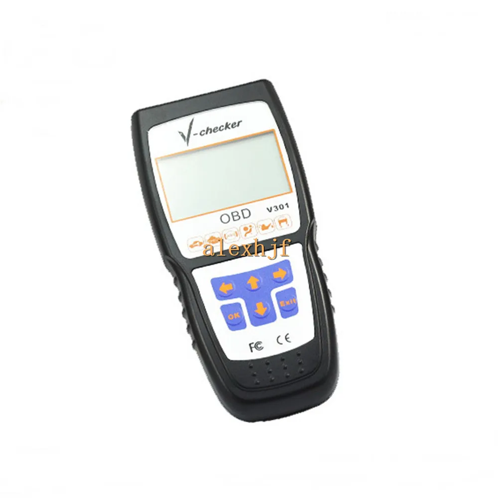 OBD Professional Car Diagnostic Tool Code Scanner With LCD Screen, Car PC, V301, Diagnosis Engine System of OBD Compliant Cars