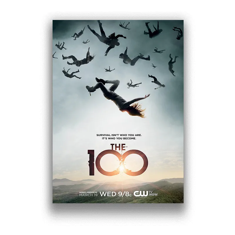 The 100 Season TV White Coated Paper Poster Art Home Decor Bedroom Living Sofa Wall Decor Picture