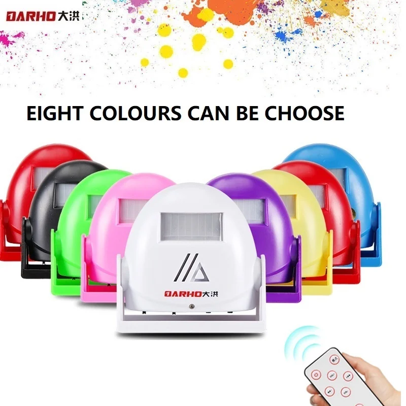 

Darho Hello Wireless Welcome Chime Dingdong PIR Motion Sensor For Shop Store Entry Security Door Bell Infrared Detector