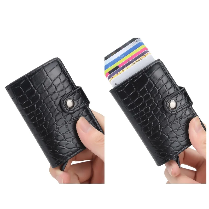 

New Rfid Card Holder Men Wallets Money Bag Male Vintage Short Purse Small Leather Slim Wallets Mini Wallets Thin