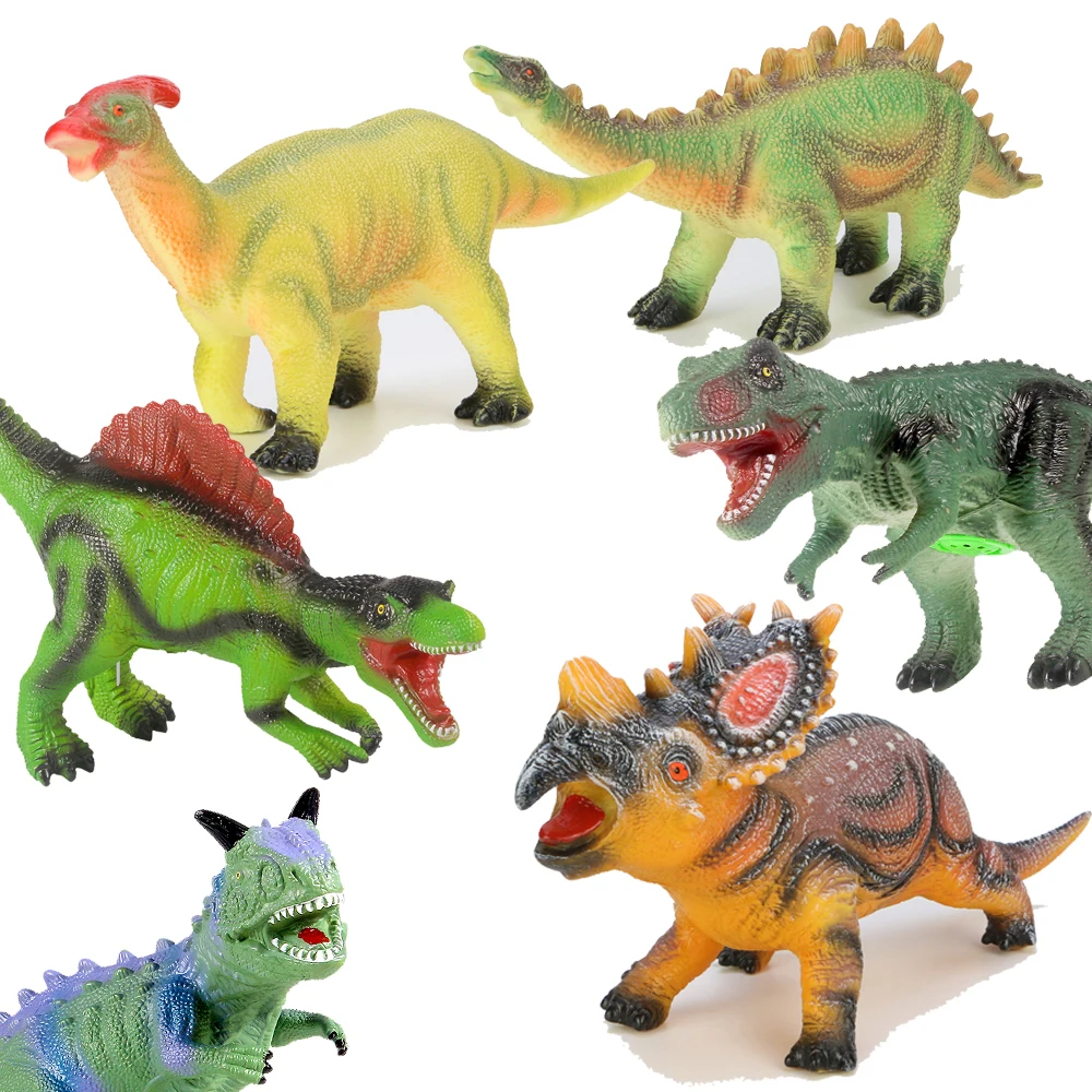 Educational Vocal Dinosaur Toys Kids Realistic Toy Dinosaur Figures Boys Birthday Christmas Party Gif