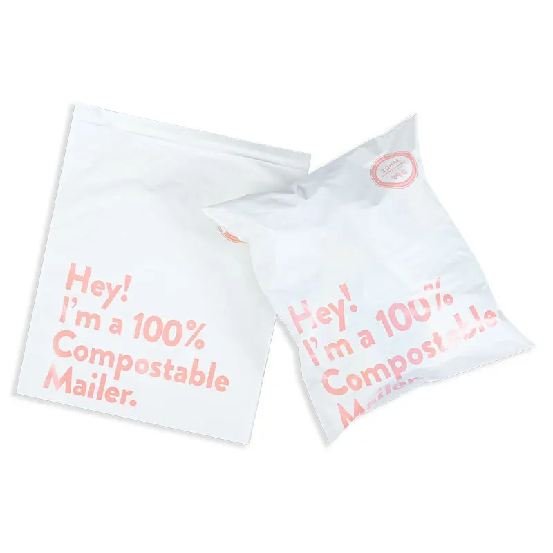 

50pcs/lot Color Biodegradable Courier Bag Eco Courier Waterproof Mail Bags Poly Mailers Seal Plastic Mailing Envelope Bag D2W