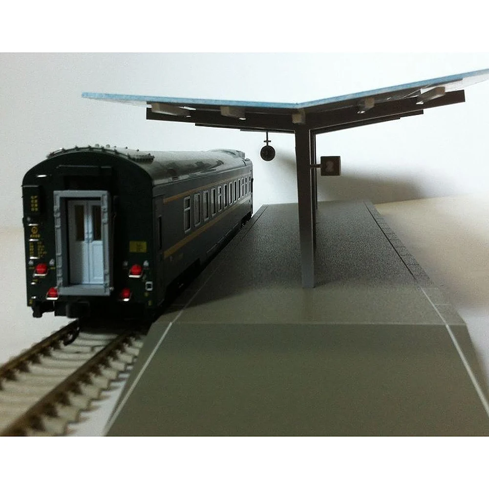 ZT002 1 Lot HO OO Scale 1:87 Model Railway Train Platforms Train Station  (1 SET for one side)