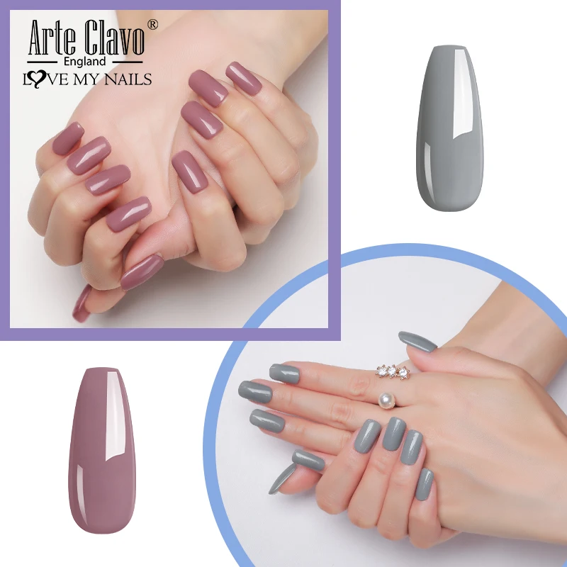 Arte Clavo 15Ml Set Kutek Gel Musim Panas Semi Permanen Diskon Besar Pernis Gel untuk Pernis Kuku Rendam UV Kutek Gel Kuku LED