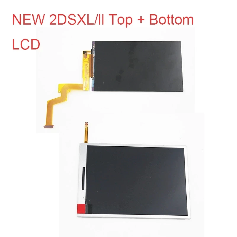 ニンテンドースイッチlite/nds/ndsl/ndpi 3ds用のLCDディスプレイ,上部と下部のディスプレイ,新品,3個,2個