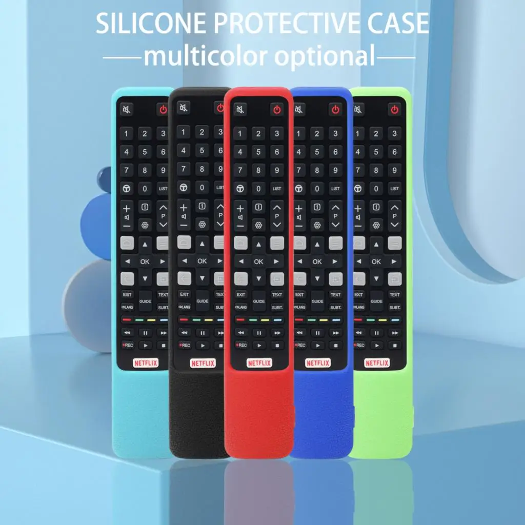 Protective Sheath Cover Fit for TCL TV Remote Control RC802N Series YUI1 YU14 U43P6046 U49P6046 U55P6046 U65P6046 Silicone Case